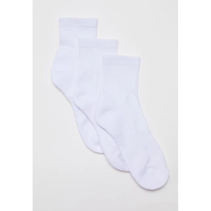 Calcetín Sport Tripack Hombre Blanco 1
