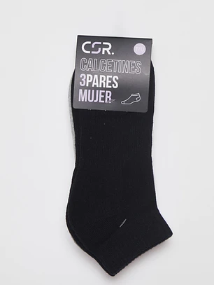 Calcetín Media Tripack Mujer