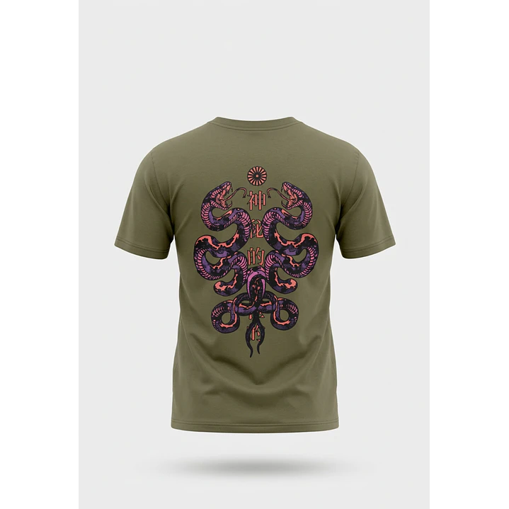 Polera Dragons Relaxed Hombre Verde 1