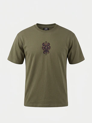 Polera Dragons Relaxed Hombre Verde