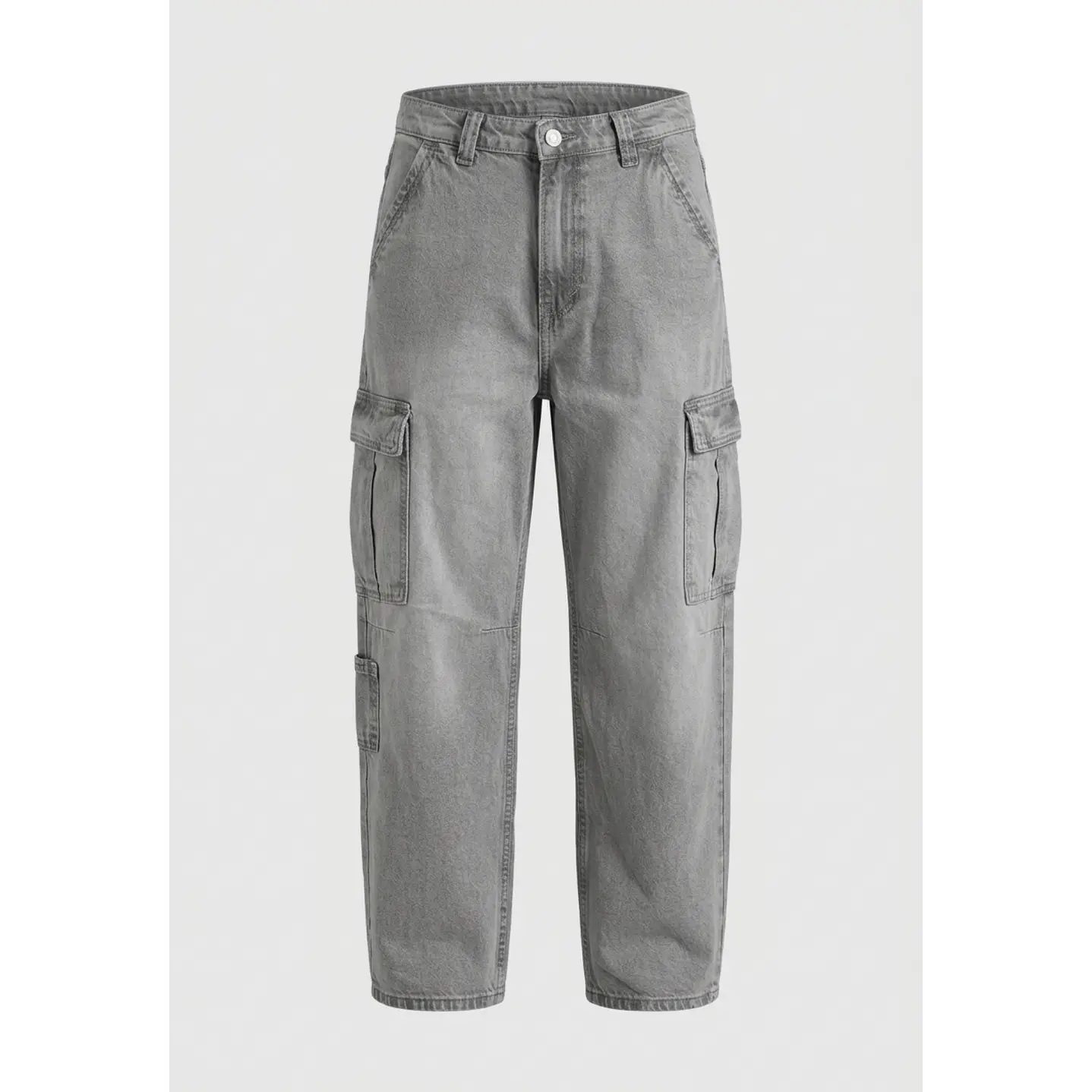Jeans Cargo Loose Fit Lolo Gris 1