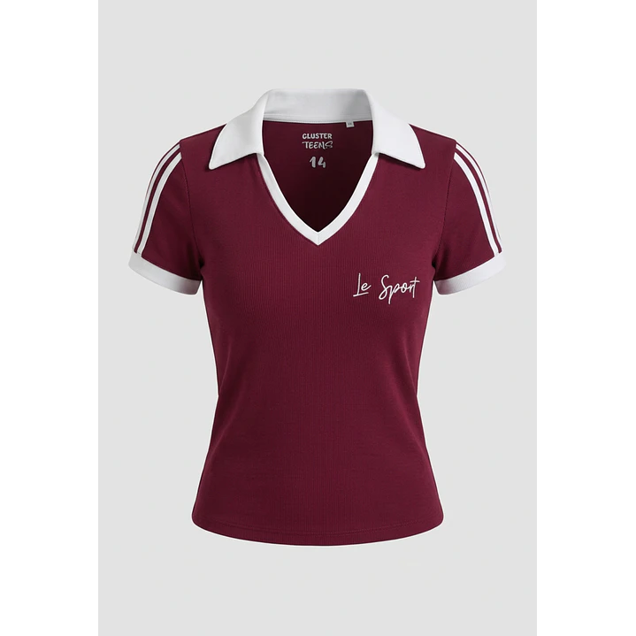 Polera Le Sport Lola Burdeo 1
