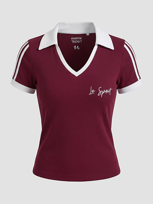 Polera Le Sport Lola Burdeo