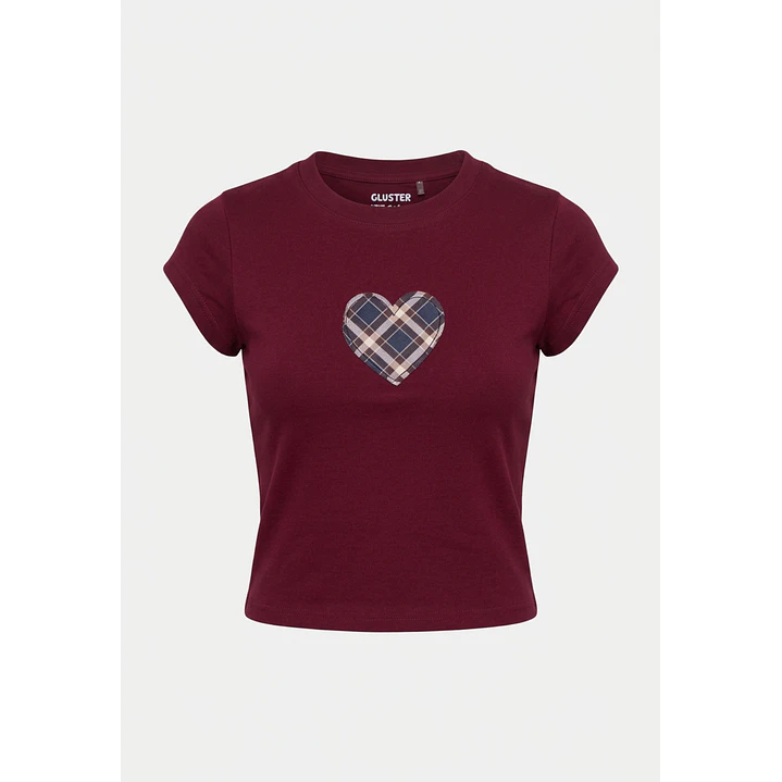 Polera Heart Lola Burdeo 1
