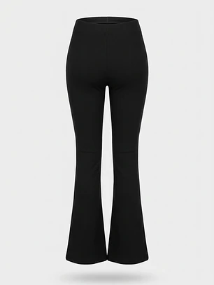 Calza Tiro Alto Flare Lola Negro