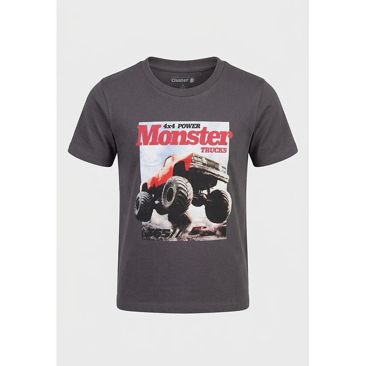 Polera Racing Niño Acero 1