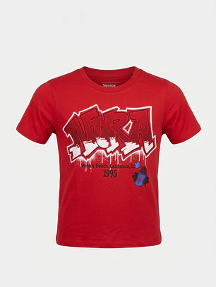 Polera Racing Niño Rojo