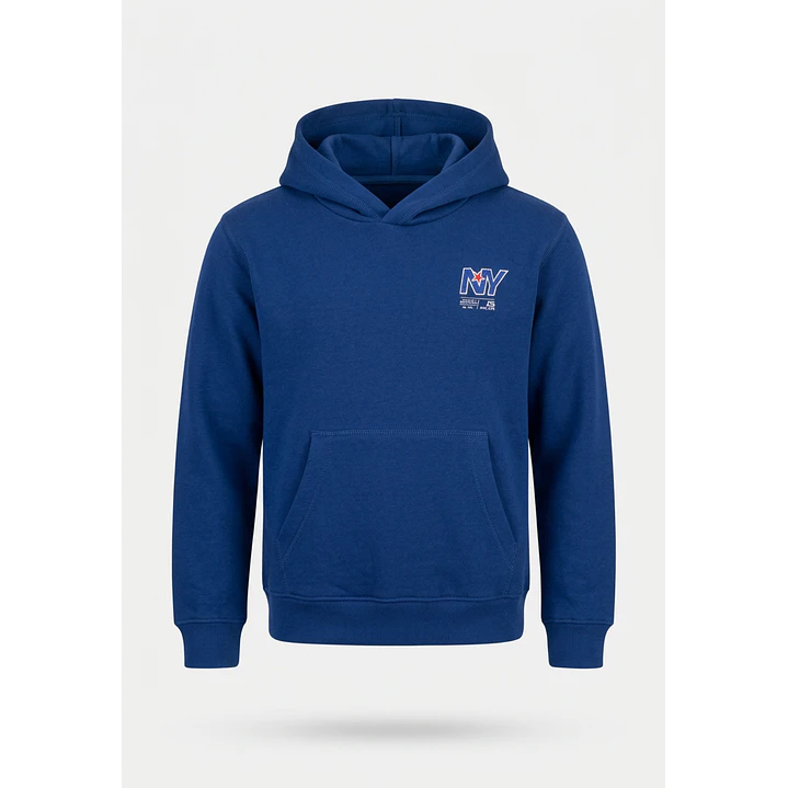 Polerón Varsity Niño Azul 1