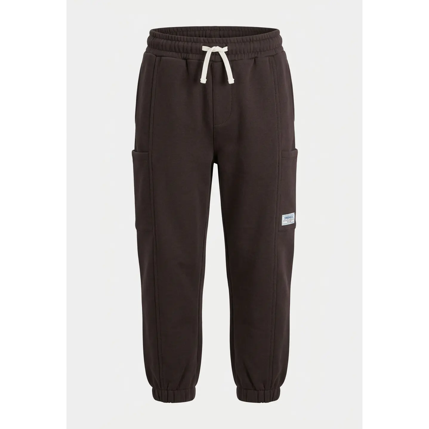Buzo Cargo Loose Fit Niño Café 1