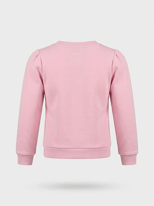Polerón Brillos Niña Rosado