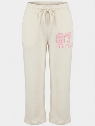 Buzo Boston 87 Wide Leg Niña Crudo