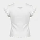 Polera Coquette Niña Crudo - Miniatura 2