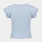 Polera Coquette Niña Celeste - Miniatura 2