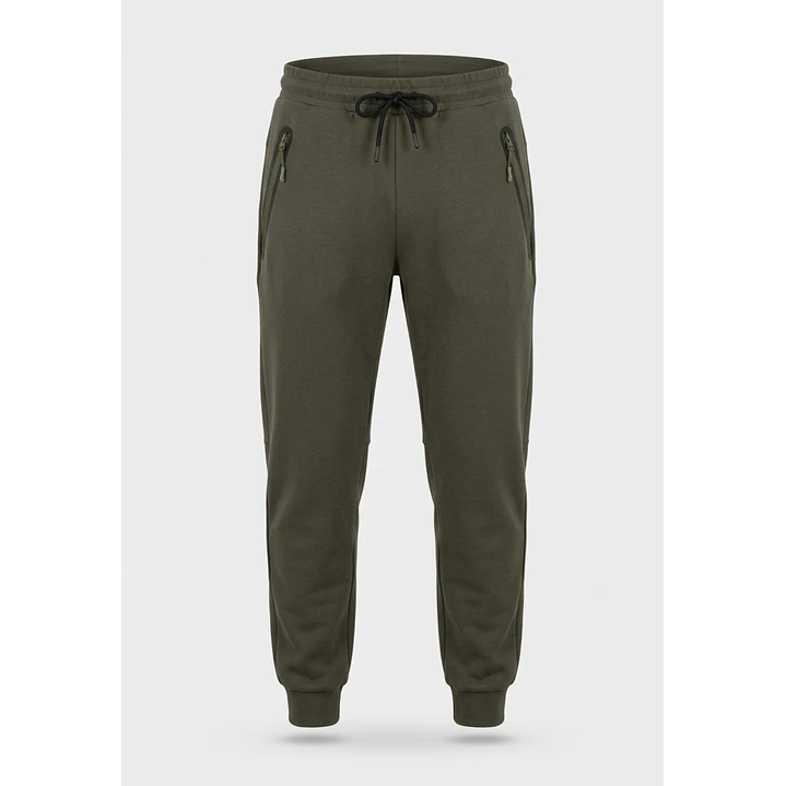 Buzo Deportivo Slim Hombre Verde 1