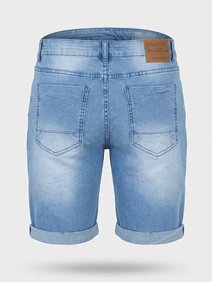 Bermuda Denim Hombre Celeste