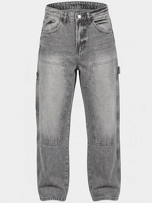 Jeans Carpintero Baggy Lolo Gris