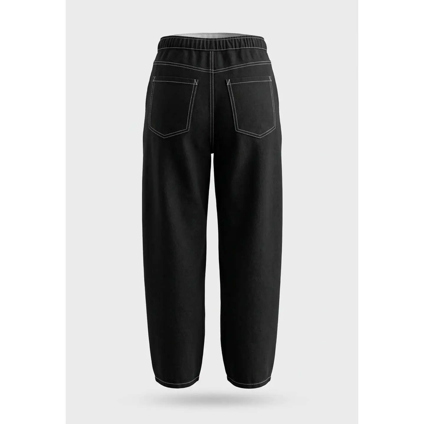 Jeans Elasticado Extra Baggy Lolo Negro 2