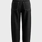 Jeans Elasticado Extra Baggy Lolo Negro - Miniatura 2