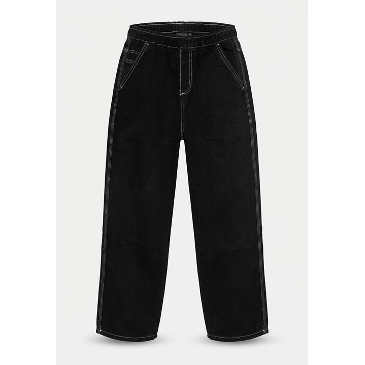 Jeans Elasticado Extra Baggy Lolo Negro 1
