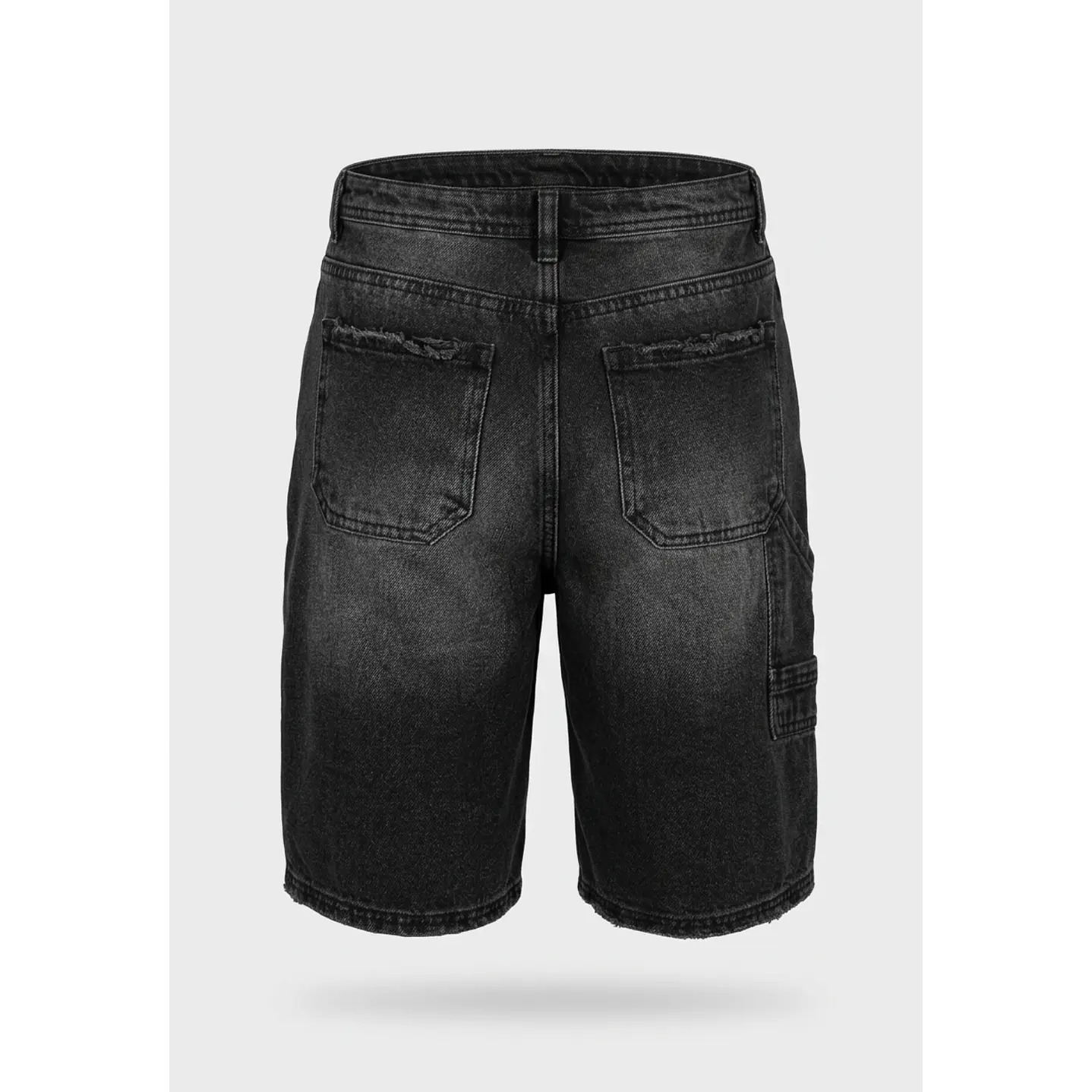 Bermuda Ajustado Carpintero Lolo Negro 2