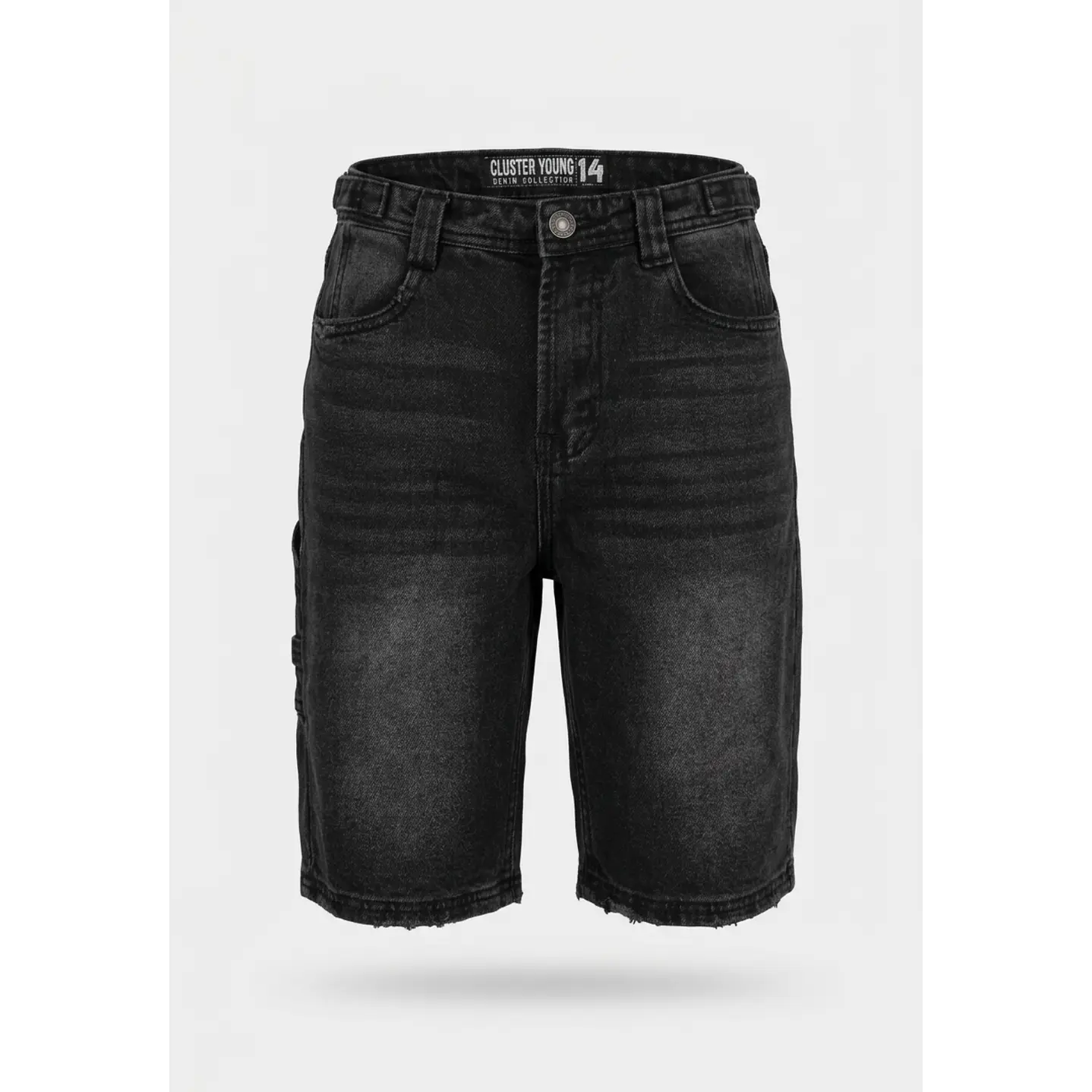 Bermuda Ajustado Carpintero Lolo Negro 1