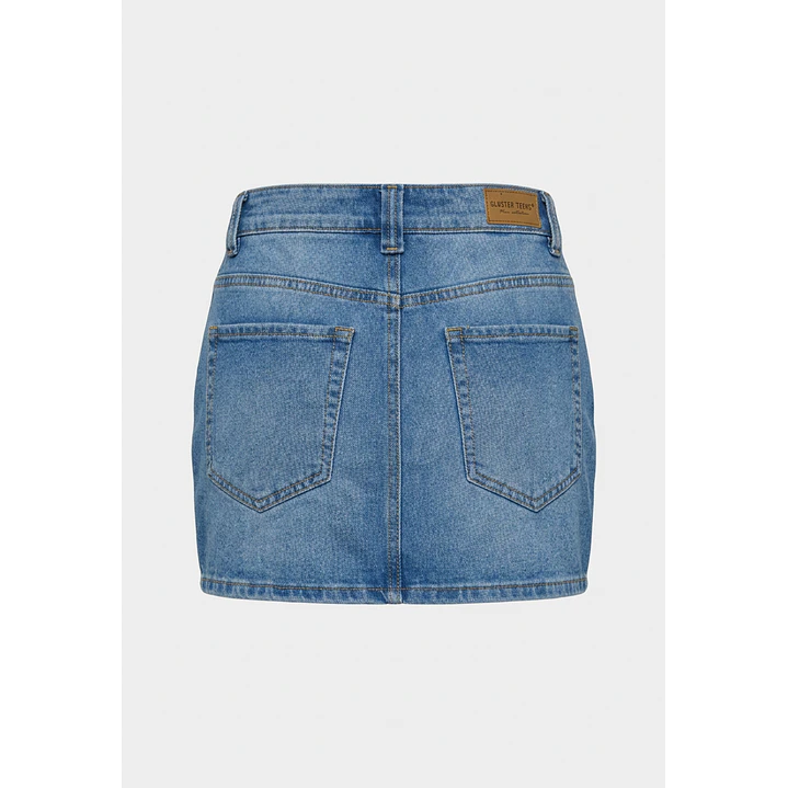 Falda Denim Short Lola Azul 2