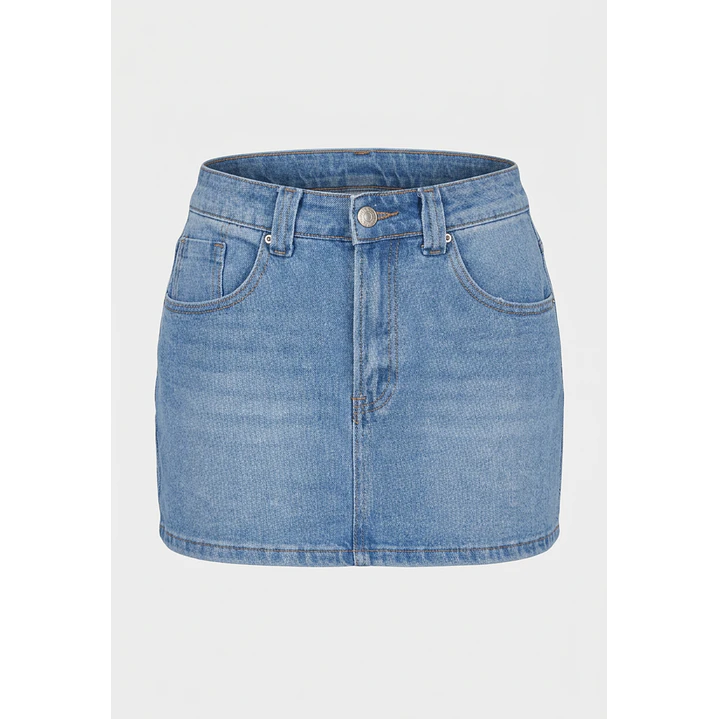 Falda Denim Short Lola Azul 1