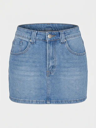 Falda Denim Short Lola Azul