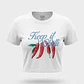 Polera Flor Lola Blanco - Miniatura 1
