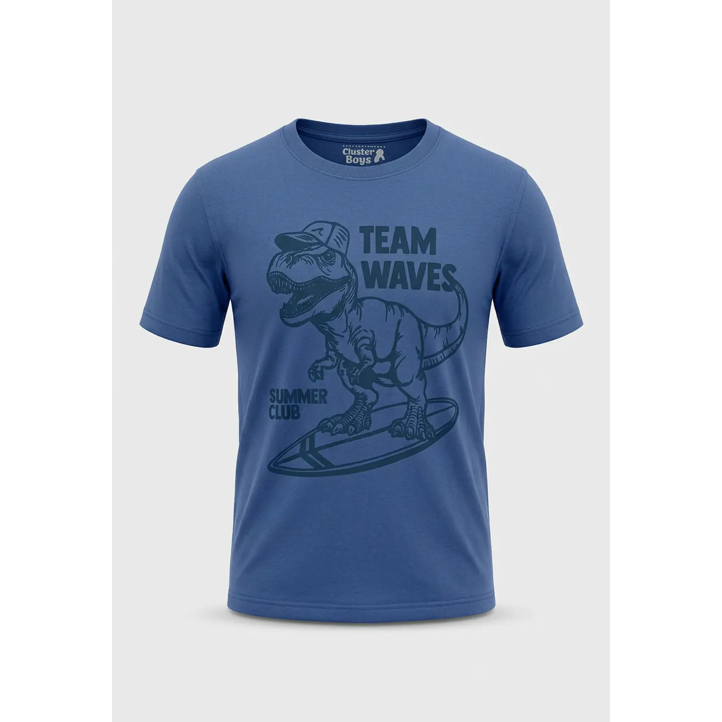 Polera Surf Niño Azul 1