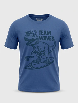 Polera Surf Niño Azul