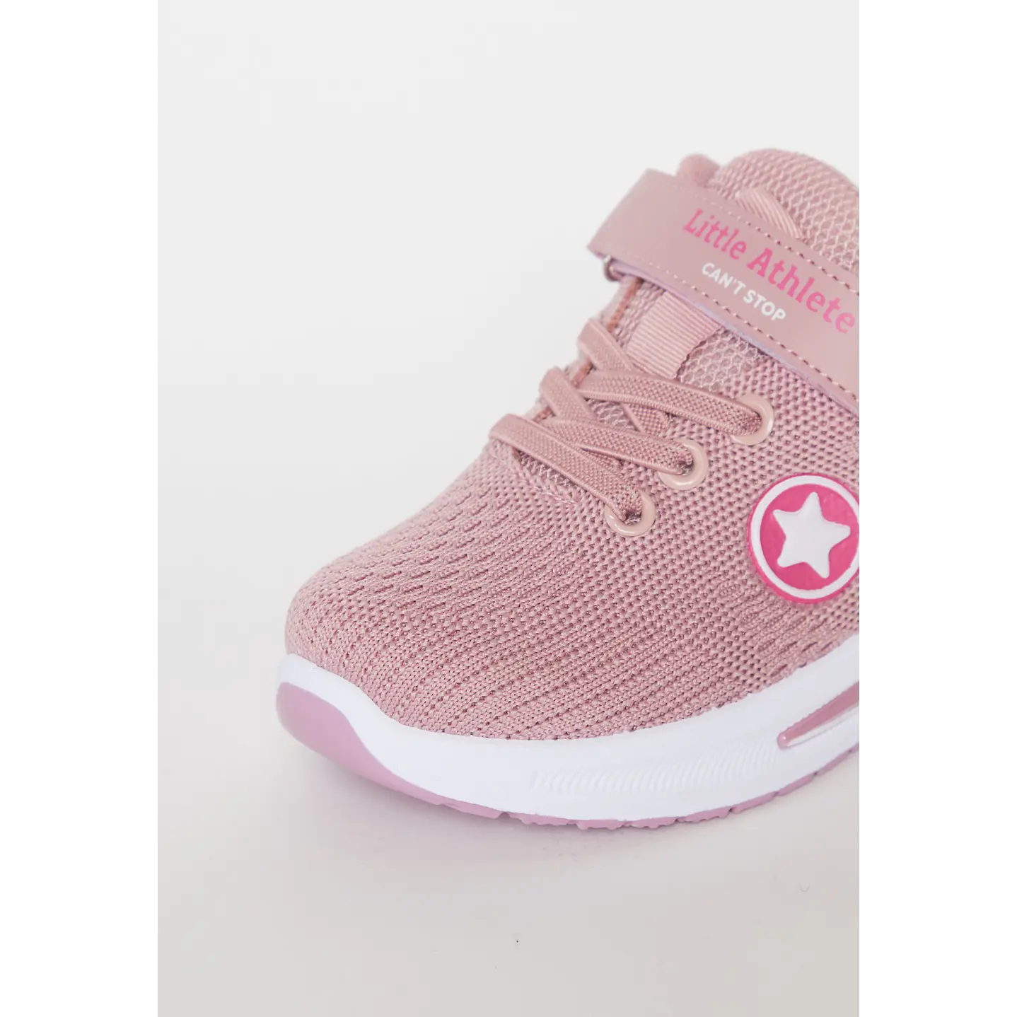 Zapatilla Velcro Niña Rosado 3