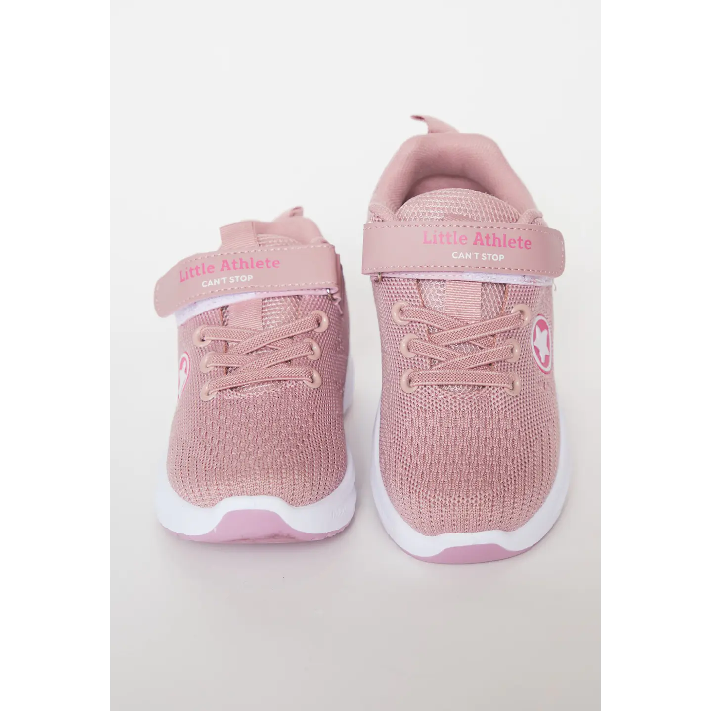 Zapatilla Velcro Niña Rosado 2