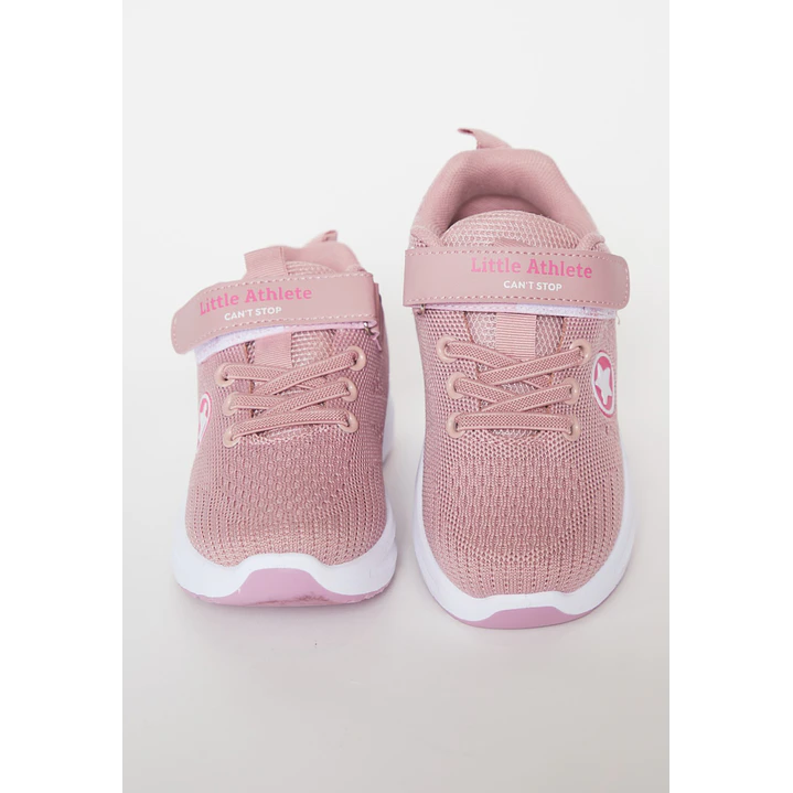 Zapatilla Velcro Niña Rosado 2