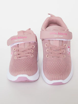 Zapatilla Velcro Niña Rosado