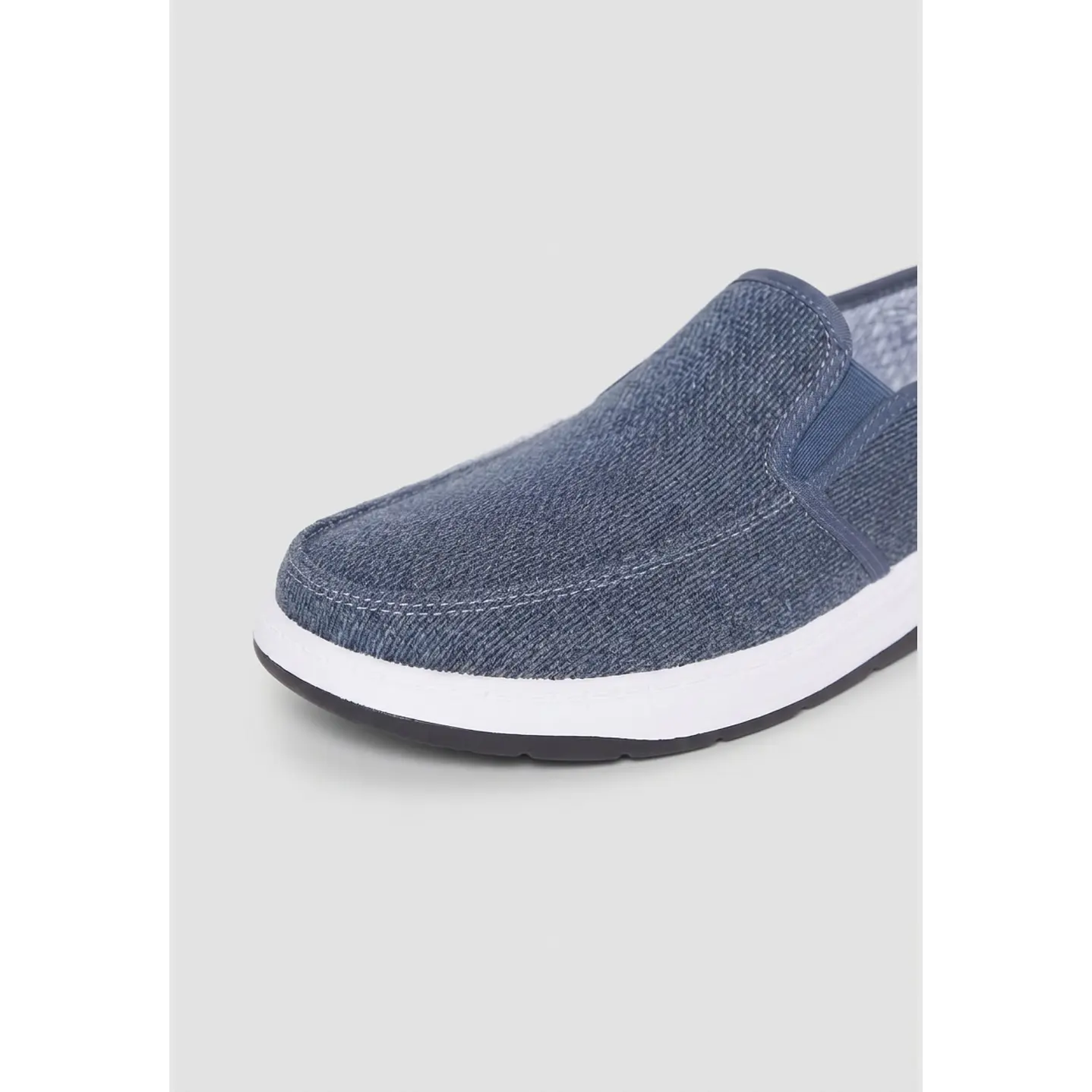 Zapatilla Lona Hombre Azul 2