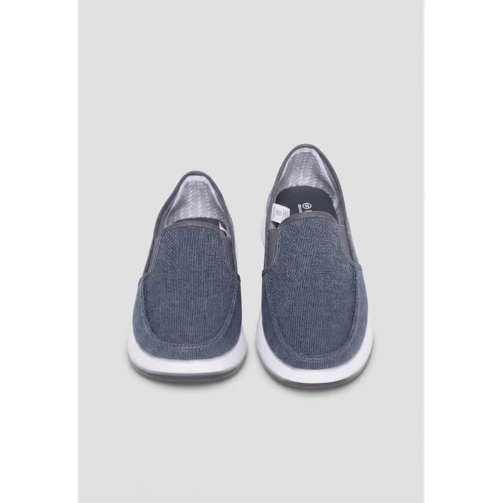 Zapatilla Lona Hombre Azul 3