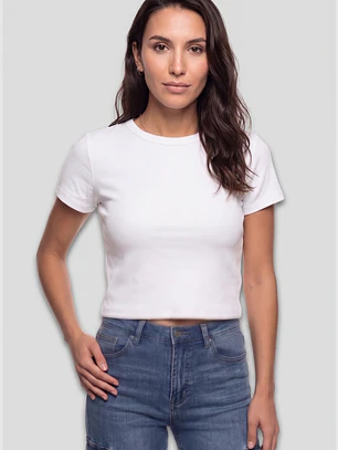 Polera Clasica Mujer Blanco