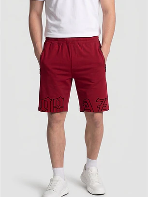Bermuda Number Hombre Rojo