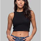Polera Halter Mujer Negro - Miniatura 1