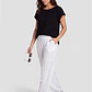 Blusa Elasticada Mujer Negro - Miniatura 3