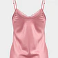 Pijama Corto Satin Mujer Rosado - Miniatura 3