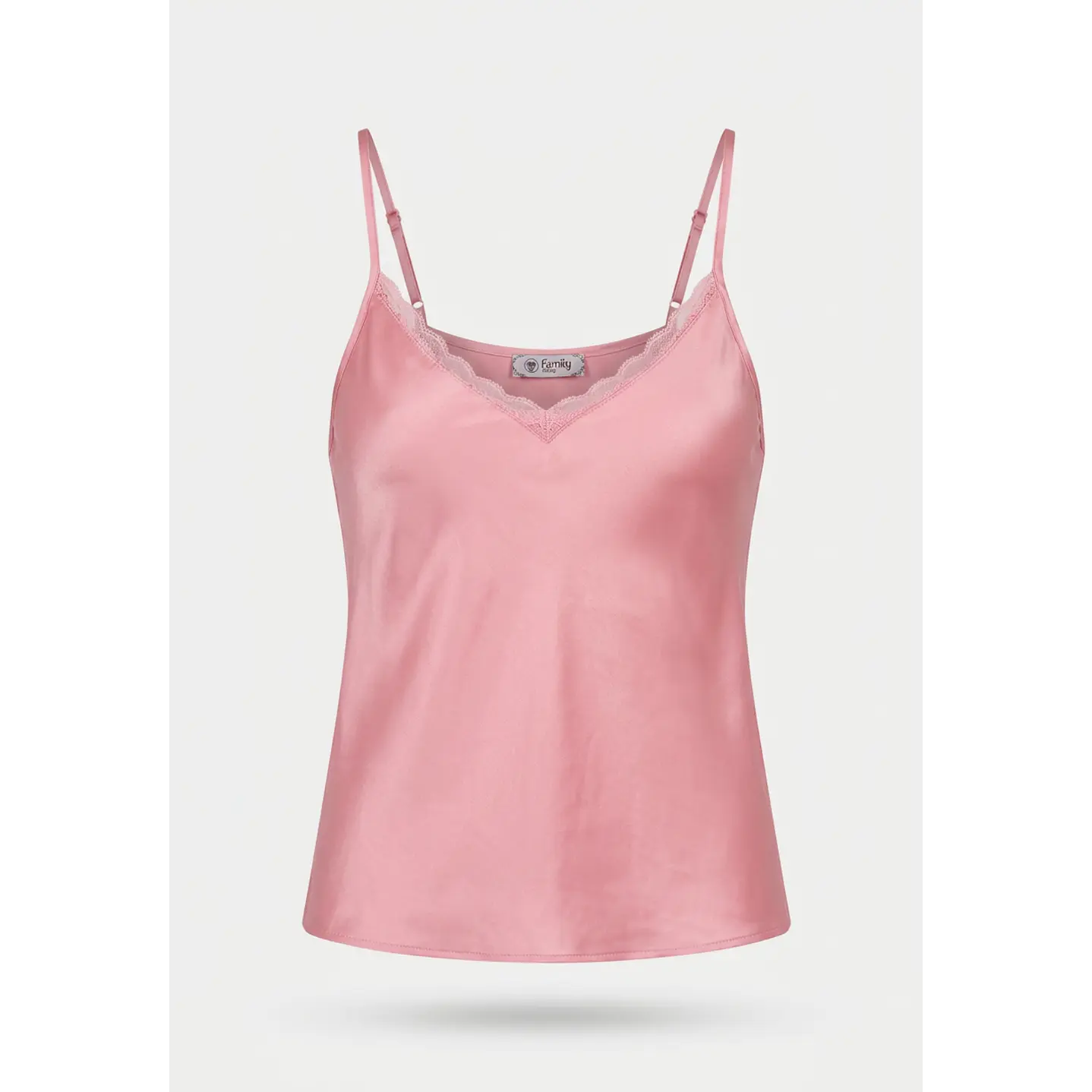 Pijama Corto Satin Mujer Rosado 4
