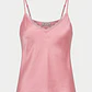 Pijama Corto Satin Mujer Rosado - Miniatura 4