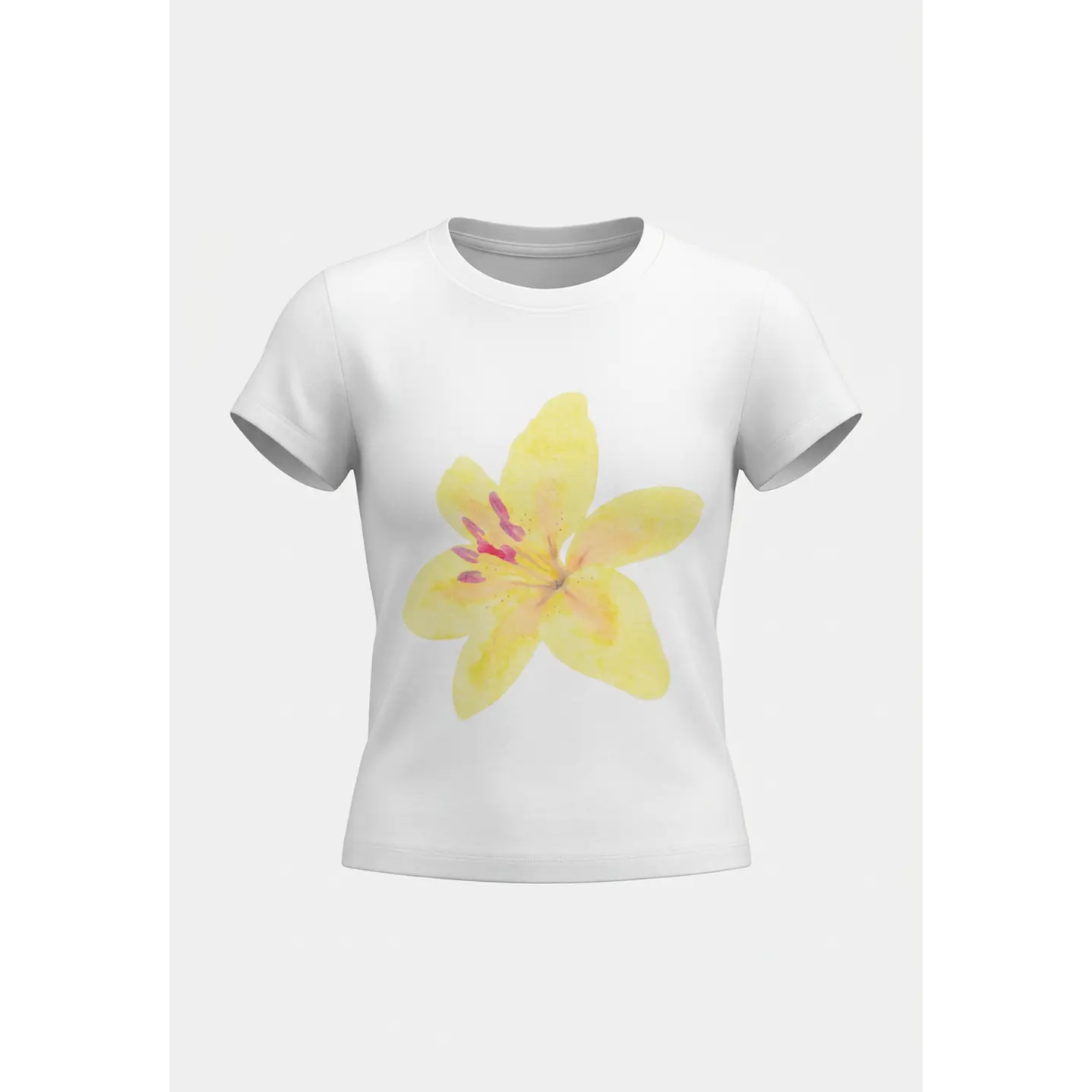 Polera Hibisco Lola Blanco 1