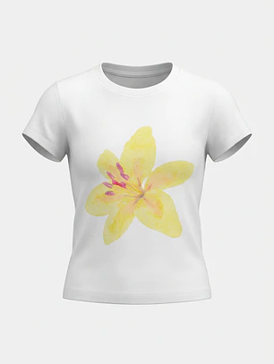 Polera Hibisco Lola Blanco