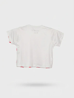 Polera Soft Fantasía Niña Blanco