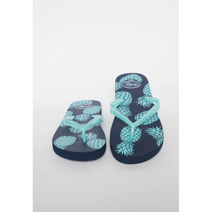 Hawaiana Piña Mujer Turquesa 2