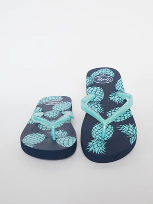 Hawaiana Piña Mujer Turquesa
