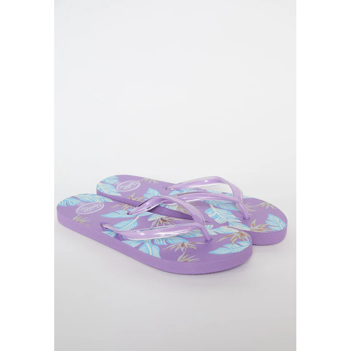 Hawaiana Hojas Mujer Morado 1
